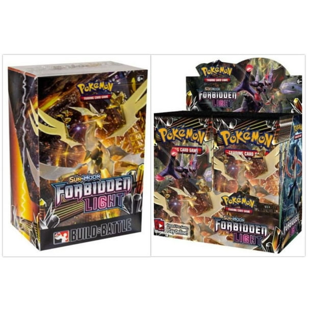 Pokemon TCG Sun & Moon Forbidden Light Booster Box and Prerelase Kit