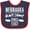 Navy and Red, variant on Inktastic Nebraska Awesome Since 1867 Boys or Girls Baby Bib