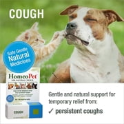 HomeoPet Cough 15 ml Homeopathic Remedy for Dogs Cats and Birds