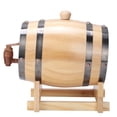thumbnail image 3 of Wine Bucket,1.5L Household Mini Pine Wine Barrel Homebrew Keg Future-Proof Design, 3 of 10