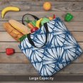 thumbnail image 6 of Kll Blue Shells Pattern Aesthetic Tote Bag For Women Beach Bag Shopping Bags Shoulder Bag Reusable Grocery Bags, 6 of 8