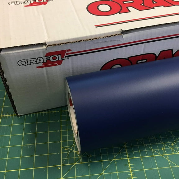 Dark Blue Oracal 631 12" x 10' Roll of Removable Vinyl Works w/All Vinyl Cutters