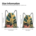 thumbnail image 2 of Lukts Cat Hiding In Potted Plants Pattern Drawstring Backpack Bag Sport Gym Sackpack,String Backpack Sport Bag Sack,Cinch Tote Gym Backpack-Medium, 2 of 6