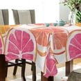 thumbnail image 5 of Yayeee Tablecloths 54" x 54" Rectangle Wrinkle Resistant Party Table Cover, Orange Grapefruit Slices, 5 of 8