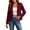 Red, variant on Blazers for Women Business Casual Open Front Long Sleeve Dress Jackets Slim Fit Work Office Blazer with Button Red XXL