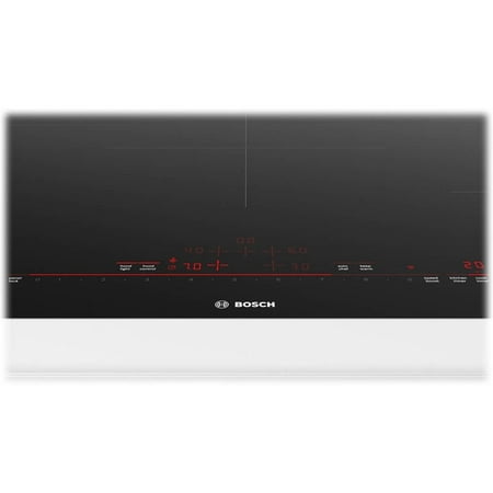 Bosch - 800 Series 36" Built-In Electric Induction Cooktop with 5 elements and HomeConnect, Frameless - Black