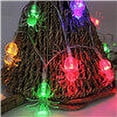 thumbnail image 2 of 10 LEDs Warm White Light Source PVC 2xAA Warm white light pumpkin Battery Halloween Pumpkin Ghost Scary Lamp Series, 2 of 5