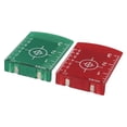 thumbnail image 3 of 2Pcs Laser Target Card Plate For Green/Red Laser Level Suitable For Line Lasers Hanging On Wall & Floor 10Cmx7Cm, 3 of 8