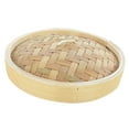 thumbnail image 3 of Kitchen Bamboo Steamer Basket Asian Food Dumpling Steamer 6.5inch Lid, 3 of 9