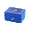 thumbnail image 1 of Petty Cash Box Lockable Security Money Safe Box with Lock Slot,Blue, 1 of 5