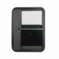 thumbnail image 4 of Tear Drop Trailer Door, RV Door Safe UV Resistant Aluminum Alloy Sound Insulation Tempered Glass  for Modification, 4 of 7