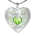 thumbnail image 2 of Rinsvye Daddy' Angelss Dad And Womens Jewelry Daughter Angelss Wingsss Heart Mountain Necklace Drop Necklace Angelss Wing Pendant Jewelry Necklace For Dad Daughter Heart Memorial Keepsake Wo, 2 of 7