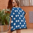 thumbnail image 4 of Baseballs - Spring Sports Women's Swimsuit Coverup Summer Beach Cover Up Bathing Suit Dress, 4 of 6