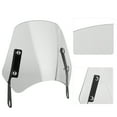 thumbnail image 4 of Motorcycle Wind Deflector Wind Screen For  Windshield For  Motorbike Accessory Universal Motorcycle Windshield Wind Deflector Screen W/Mounting Bracket For 5-7in, 4 of 8