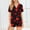 Red #6, variant on Summer Pajamas for Women Summer Hearts Print Lightweight Pajama Sets Casual Collared Short Sleeve Sleepwear with Shorts Summer Pjs for Women