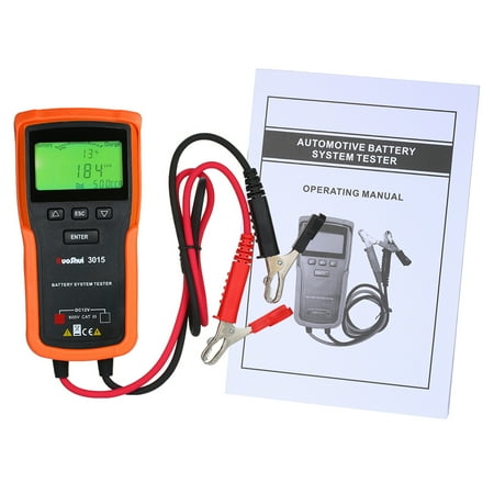 Lead Acid Battery Tester - RuoShui 12V Car Battery Tester Analyzer Battery System Tester Acid CCA Load Battery Charge Test Digital Automotive Power Diagnostic Tool