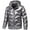 Gray, variant on Ohufall Winter Jackets For Men Shiny Hooded Reflective Down Jacket Cotton Jacket on Clearance