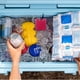 thumbnail image 2 of Paquete de 6 bloques de hielo para congelador de colores aleatorios, paquete de bloques de hielo, minicaja de hielo refrigerada de plástico para viajes, picnics y campamentos, 2 of 5