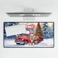 thumbnail image 4 of Santa is Coming Cocker Spaniel Merry Christmas Xmas Noel Truck Tree Desk Mat Full Keyboard Mouse Pad Cockers Dog Lover Gifts Large Mousepad - 02023, 4 of 5