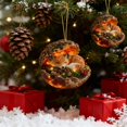 thumbnail image 4 of 35 X 72 In Stereoscopic Embroidery Style Christmas Door Cover Christmas Door Curtain Christmas Day Door And Wall Decoration Festival Party Decoration, 4 of 7
