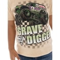 thumbnail image 7 of Monster Jam Toddlers’ Grave Digger Cotton Graphic Tee with Short Sleeves, Sizes 12M-5T, 7 of 7