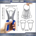 thumbnail image 2 of 2025 Miter Spring Clamps Kit 20 Miter Clamps with Spring Loaded Pliers 0619, 2 of 5