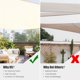 thumbnail image 5 of Yescom 2 Pack 22Ft Triangle Sun Shade Sail UV Block Commercial Carpark Pool Camping Playground Outdoor Off White, 5 of 10