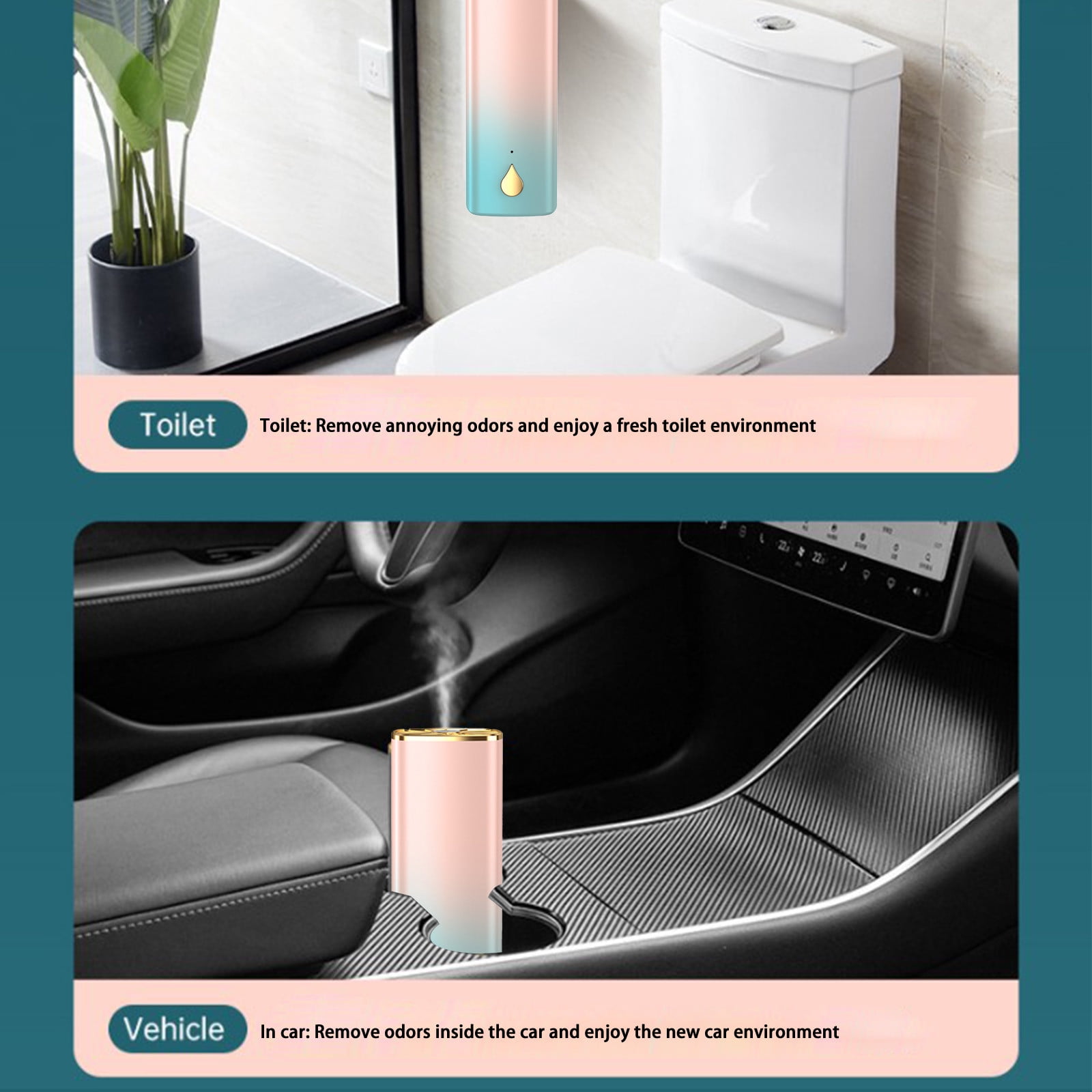 Zatoumnr 45ml Liquid Automatic Dispenser Wall Mount/Free Standing ABS Auto Freshener Dispenser Programmable Aerosol Spray Perfume Dispenser for Bathroom Mothers' Day Home Upgrade