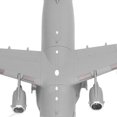 thumbnail image 4 of 1:200 Aircraft Model Alloy Precise Scale Simulation Stable Bracket Home Decoration Diecast Plane Model Dark Gray, 4 of 4