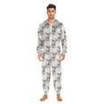 thumbnail image 6 of joogoo Christmas Deer Snowflakes Unisex Adults Onesies Pajamas Jumpsuits L, 6 of 7