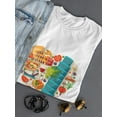 thumbnail image 3 of Italy Landmark Heart Travel Love T-Shirt Women -Image by Shutterstock, Female Medium, 3 of 4