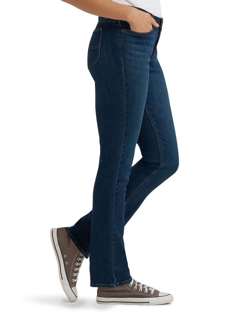 Lee Women's Midrise Straight Jean, Available in 28