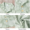 thumbnail image 4 of CARETOO Toddler Boy Shorts Sets Summer Clothes Button Down Shirt & Short  Baby Boy Beach Casual Outfits 2T 3T 4T 5T, 4 of 9