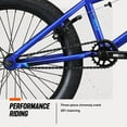 thumbnail image 4 of Mongoose Legion L20 Freestyle BMX Bike, 20-Inch Wheels, Ages 8 and up, Blue, 4 of 7