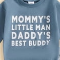 thumbnail image 7 of NOLDARES Infant Toddler Baby Boy Outfits Clothing Set 2pcs Print Long Sleeve Sweatshirt + Elastic Pants Fall Winter Clothes Casual(Blue,6-12 M), 7 of 7