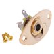 thumbnail image 1 of Reemplazo de enchufe dorado ovalado de 1/4 para accesorios de guitarra Yuyangstore Placa ovalada de guitarra, 1 of 7