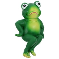 LABSERRON Garden Figurine Resin Frog 1Set 7In Width