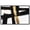 Black Frame, variant on Golden Cross Canvas Black and White Art by Art Remedy, Black Frame, 45" x 30"