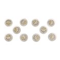 thumbnail image 5 of Paquete de 10 luces LED sumergibles a prueba de agua para decoración floral de estanque de bodas Blanco cálido Colcomx Luz LED sumergible, 5 of 5