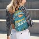 thumbnail image 5 of Disketp Happy Easter print Canvas Backpack Lightweight Travel Daypack Student Rucksack Laptop Backpack-Small, 5 of 5