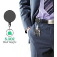 thumbnail image 5 of Keychain Extendable Steel Wire,4 Pack Metal Id Card Yoyo,retractable Badge Holder Key Roll, Key Yoyo Extendable With Thickened Steel Wire For Card Hol, 5 of 5
