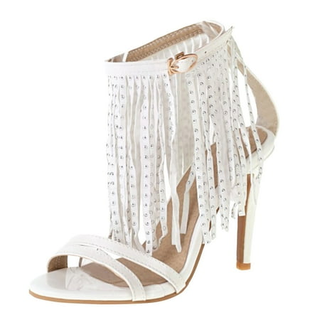 

Sngxgn Women’s Flirty Braidy Premier Leather w/Single Braided StrapIndoor Slippers White 9