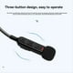 thumbnail image 3 of Auriculares para Casco de Motocicleta con Bluetooth 5.3, Auriculares Estéreo Inalámbricos, Llamadas Manos , Reproductor de Música MP3 para Conducir, 3 of 5