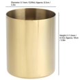 thumbnail image 5 of Gold Pen Holder for Desktop Multifunctional Pencil Storage Home Desk Stationery Decor, 5 of 5