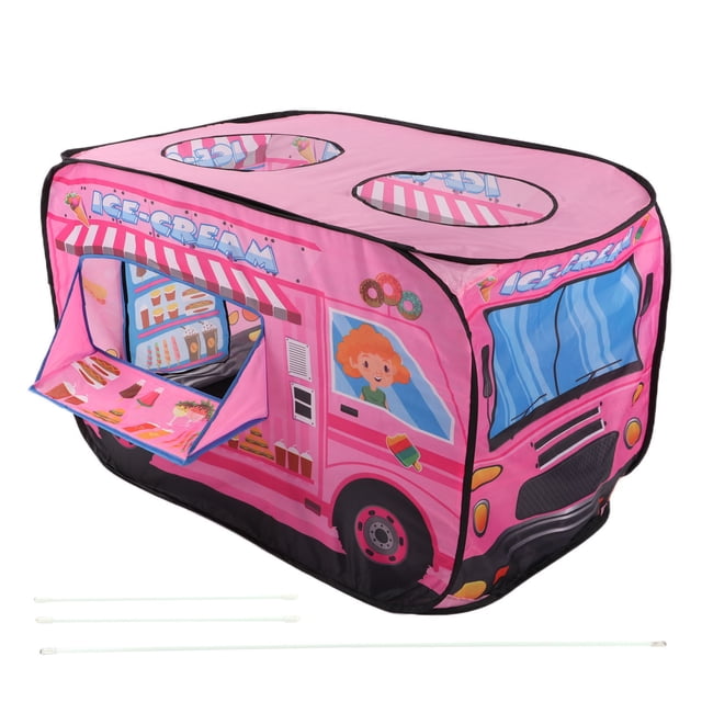 Tienda de juegos emergente Camión de helados Casa de juegos emergente para niños para actividades en interiores y exteriores
