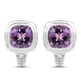 thumbnail image 1 of Boucles d'Oreilles en Argent Sterling Améthyste Authentique - 7.10 Carats, 1 of 1