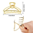 thumbnail image 2 of PENGXIANG 4PCS Womens Jaw Clips  Decorative Simple Non-Slip Claw Clip Hair Clamp, 2 of 4