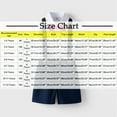 thumbnail image 3 of Delliss Boys Gentlemen British Style Solid Color Short Sleeve Lapel T-Shirt Bow Tie Suspender Shorts Four Piece Performance Suit 1-12 Years, 3 of 3