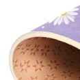 thumbnail image 7 of Ryvnso Daisy Floral Purple Area Rug Floor Mats Non-Slip Home Carpet 80 x 58 inch, 7 of 7