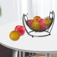 thumbnail image 5 of Dining Table Kitchen Fruit Basket Party Container Holder Stand , Black, 5 of 8
